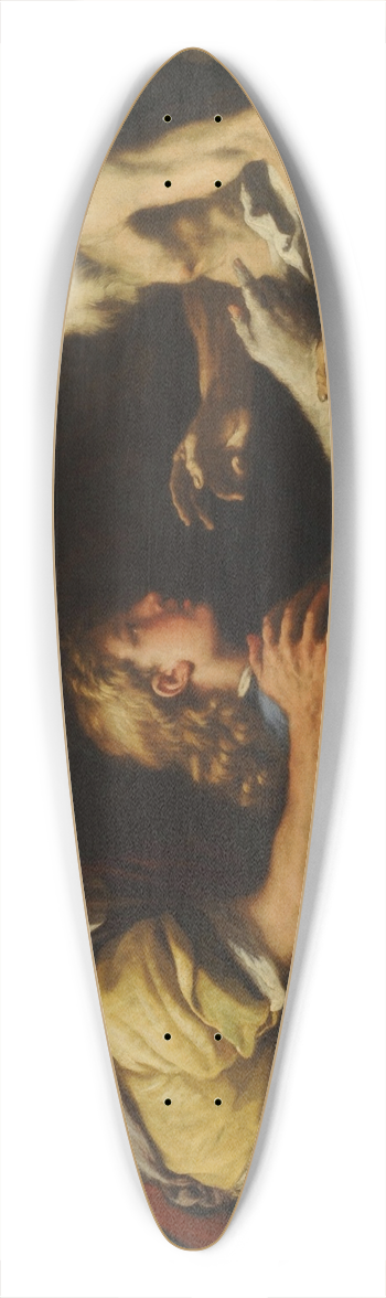 Luca Giordano - Introduction of Jacob to Isaac 39.3 inch art pintail longboard deck