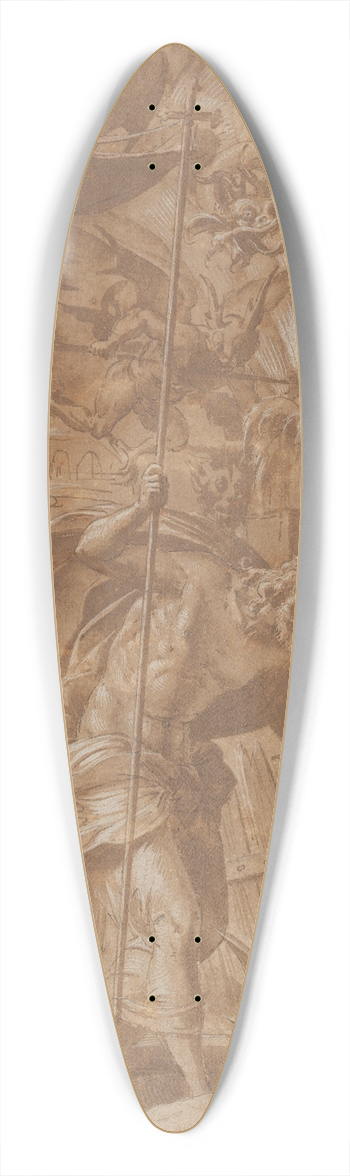 Luca Penni - Christ in Limbo 39.3 inch art pintail longboard deck