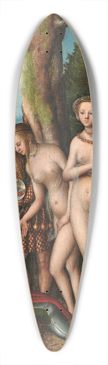 Lucas Cranach the Elder - The Judgment of Paris 39.3 inch art pintail longboard deck
