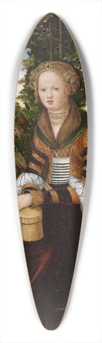 Lucas Cranach the Elder - The Magdalene 39.3 inch art pintail longboard deck