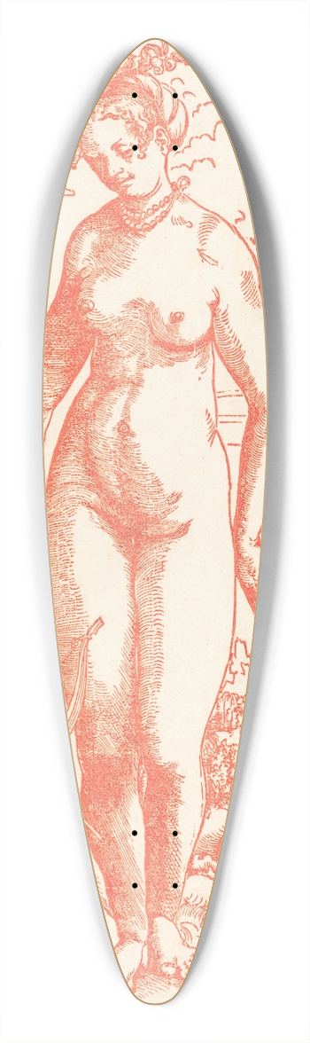 Lucas Cranach the Elder - Venus and Cupid 39.3 inch art pintail longboard deck