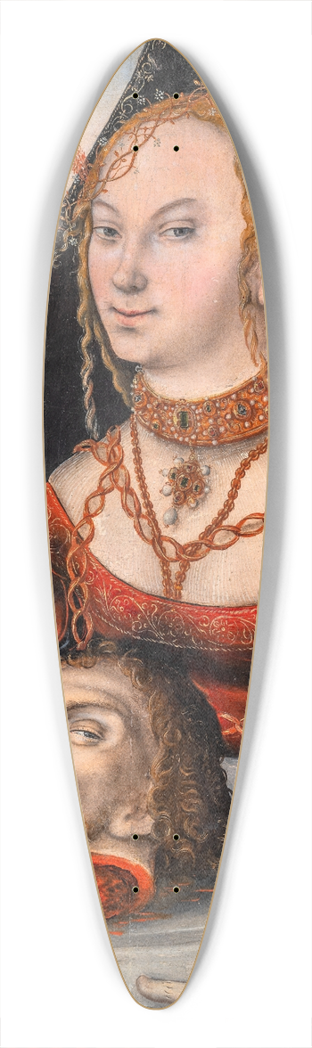 Lucas Cranach the Younger - Salome 39.3 inch art pintail longboard deck