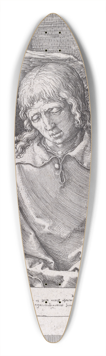 Lucas Van Leyden - Saint John 39.3 inch art pintail longboard deck