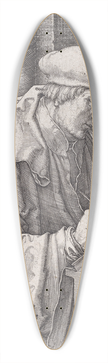 Lucas Van Leyden - Saint Luke 39.3 inch art pintail longboard deck