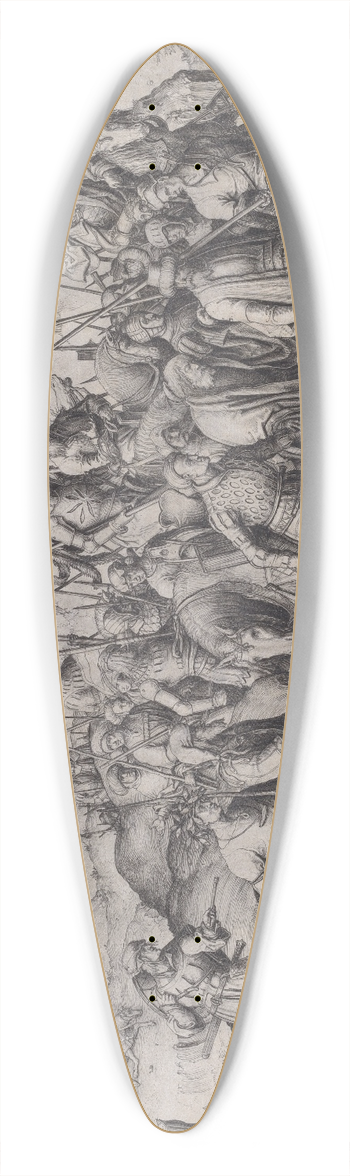 Lucas Van Leyden - The Conversion of Saint Paul 39.3 inch art pintail longboard deck