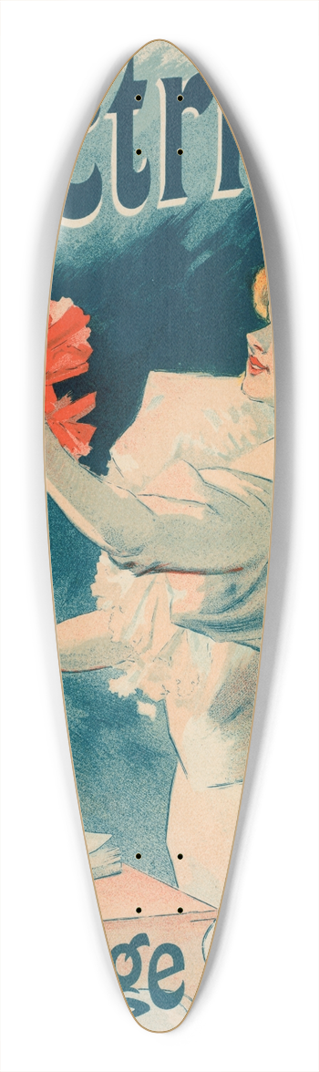 Lucien Lefvre - lectricine 39.3 inch art pintail longboard deck