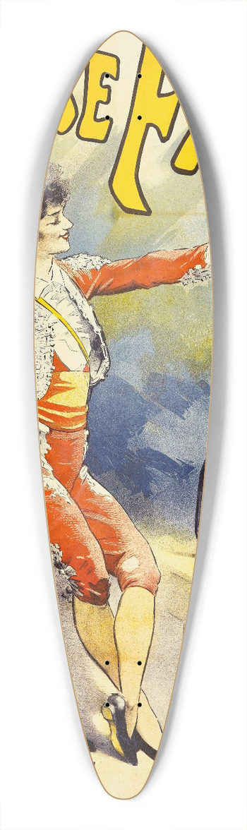 Lucien Lefvre - Reglisse Figaro 39.3 inch art pintail longboard deck