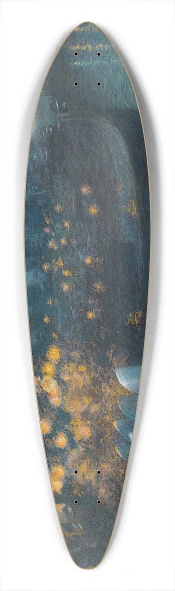 Lucien Lvy-Dhurmer - Srnade au clair de lune  Venise 39.3 inch art pintail longboard deck
