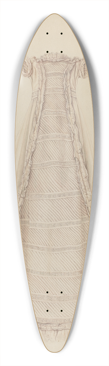 Lucien Verbeke - Infants Dress (Front View) 39.3 inch art pintail longboard deck