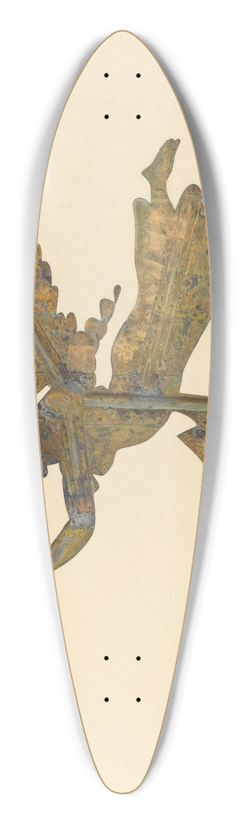 Lucille Chabot - Gabriel Weather Vane 39.3 inch art pintail longboard deck