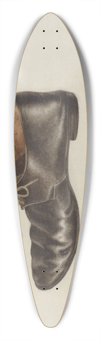 Lucille Chabot - Shoe 39.3 inch art pintail longboard deck