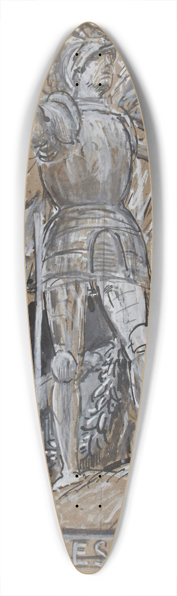 Luc-Olivier Merson - Les Conquerants 39.3 inch art pintail longboard deck