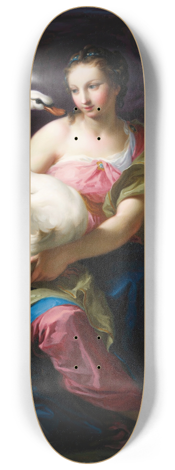 Gianbettino Cignaroli - Leda And The Swan 8.25 inch art skate deck