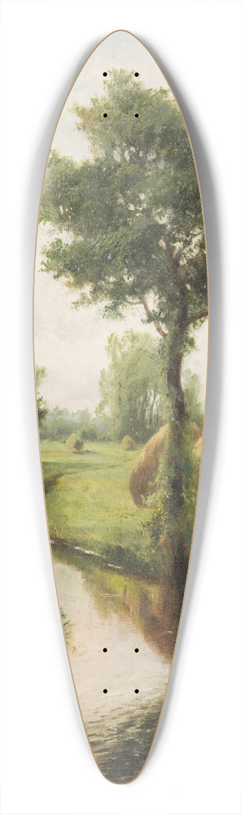 Ludvk Bartk - Haystacks 39.3 inch art pintail longboard deck