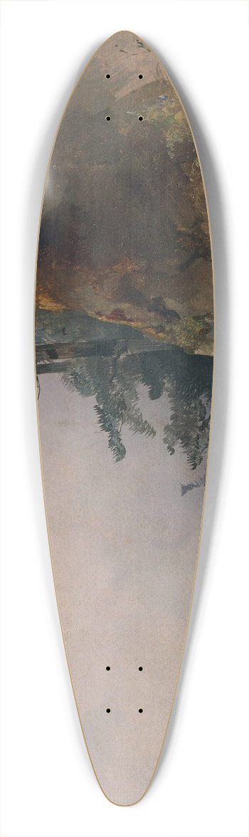 Ludwig Czerny - Felsabhang am Bach 39.3 inch art pintail longboard deck