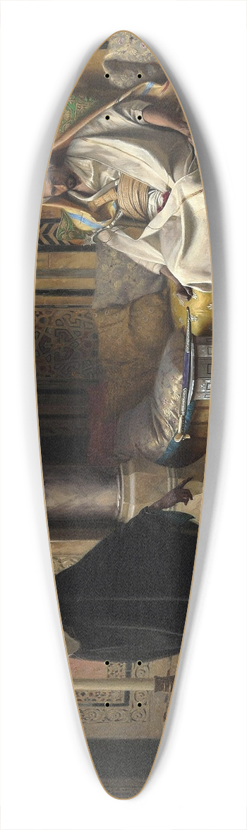 Ludwig Deutsch - Learned Advice 39.3 inch art pintail longboard deck