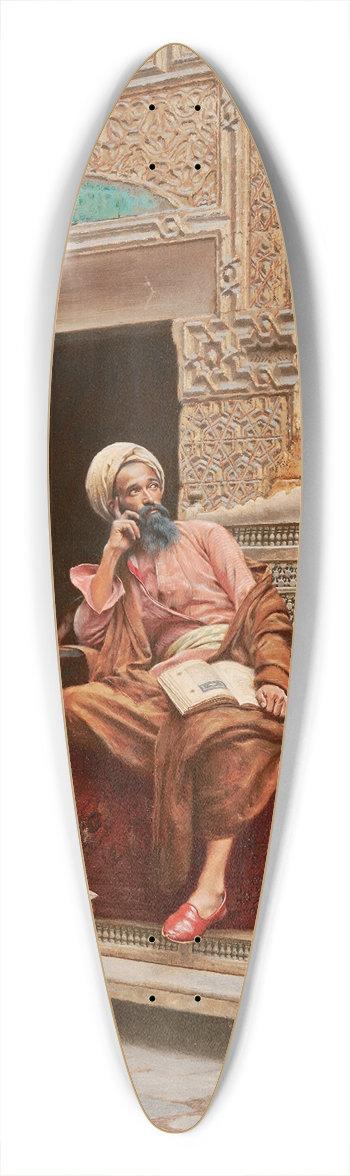 Ludwig Deutsch - The Scribe 39.3 inch art pintail longboard deck