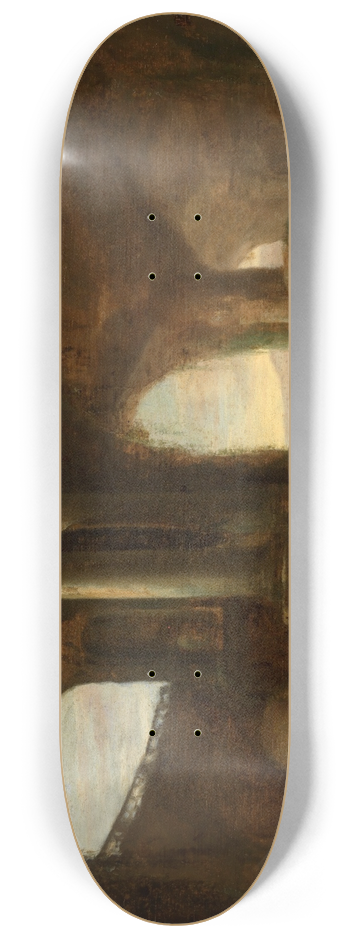 Abraham van Cuylenborch - Inneres einer Ruine mit einer Staffage von Orientalen 8.25 inch art skate deck