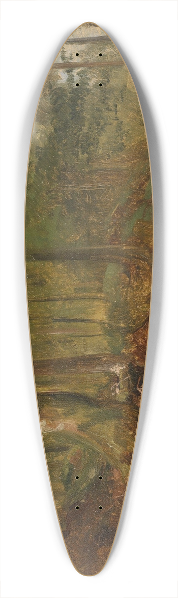 Ludwig Halauska - Waldweg 39.3 inch art pintail longboard deck