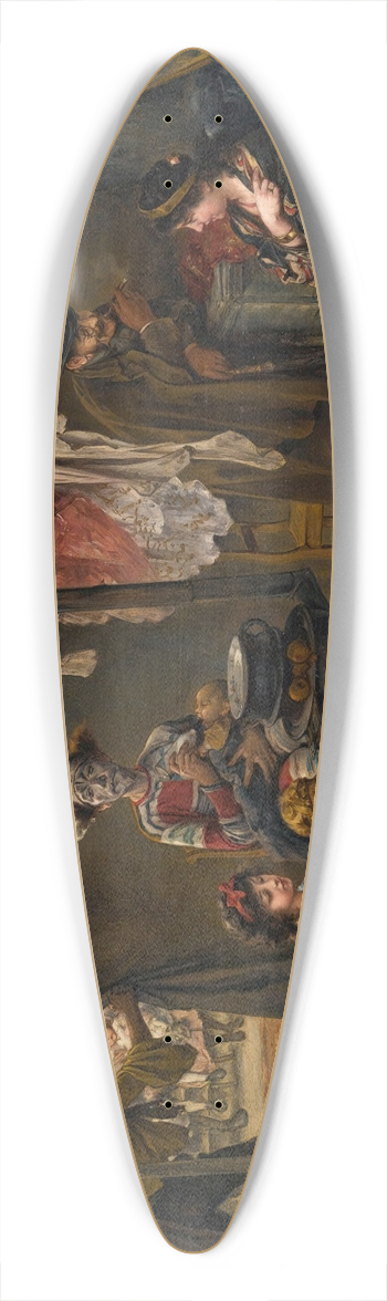 Ludwig Knaus - Behind The Scenes 39.3 inch art pintail longboard deck