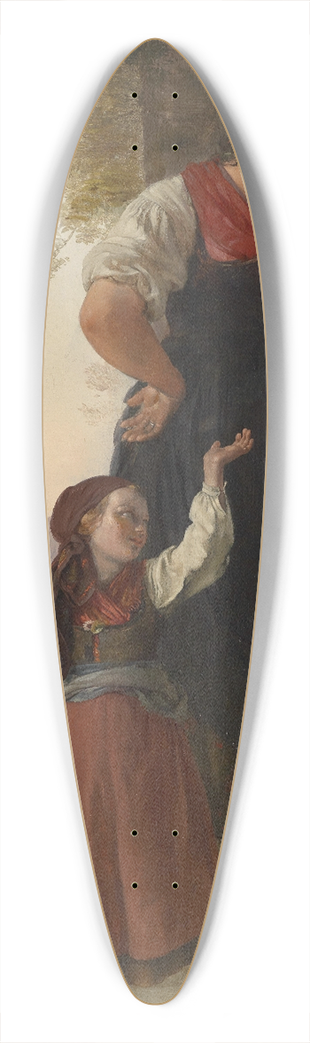 Ludwig Knaus - Der Abschied 39.3 inch art pintail longboard deck