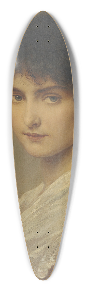 Ludwig Knaus - Lost in Thought 39.3 inch art pintail longboard deck