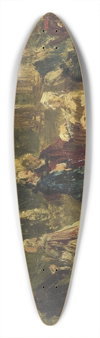 Ludwig Von Hagn - Rococo. Study 39.3 inch art pintail longboard deck
