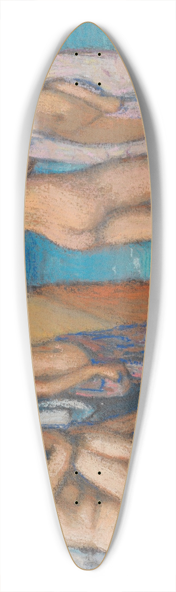 Ludwig von Hofmann - Heier Tag 39.3 inch art pintail longboard deck