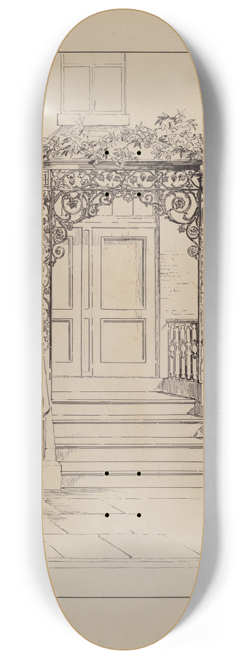 Gilbert Sackerman - Cast Iron Porch 8.25 inch art skate deck
