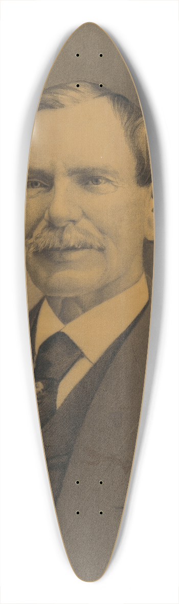 L. Wieser - James Shields 39.3 inch art pintail longboard deck