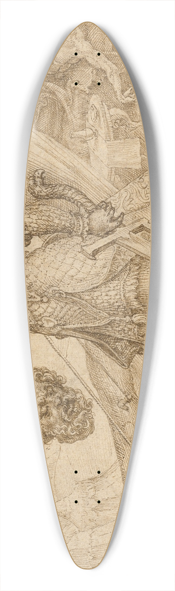 Maarten Van Heemskerck - Judith 39.3 inch art pintail longboard deck