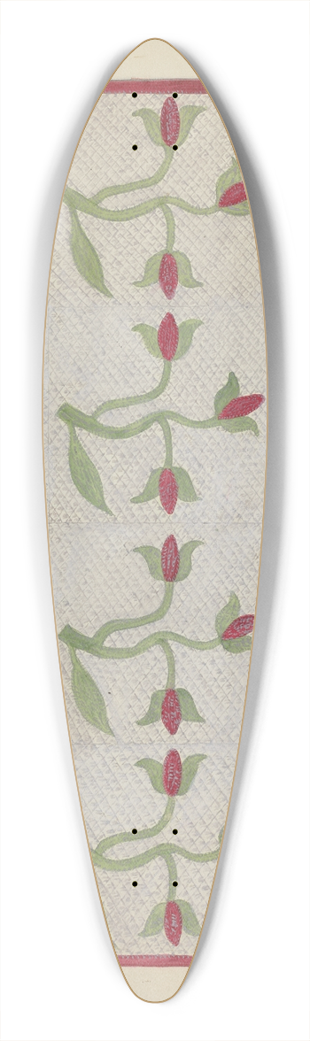 Mabel Ritter - Tulip Pattern Quilt 39.3 inch art pintail longboard deck