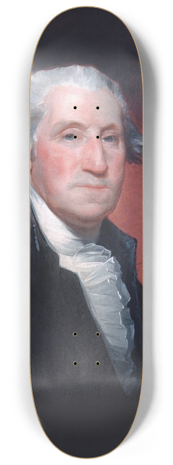 Gilbert Stuart - George Washington 8.25 inch art skate deck