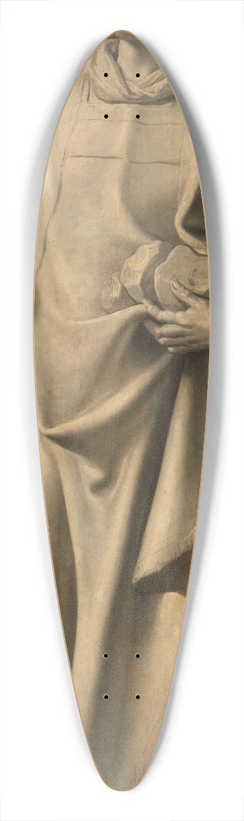 Maerten De Vos - Saint Stephen 39.3 inch art pintail longboard deck