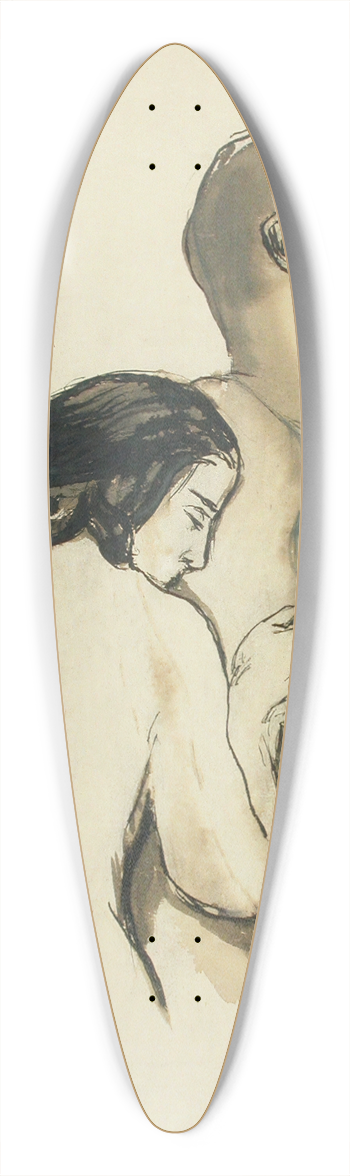 Magnus Enckell - Karkoitus Paratiisista 39.3 inch art pintail longboard deck