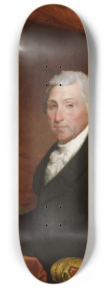 Gilbert Stuart - James Monroe 8.25 inch art skate deck
