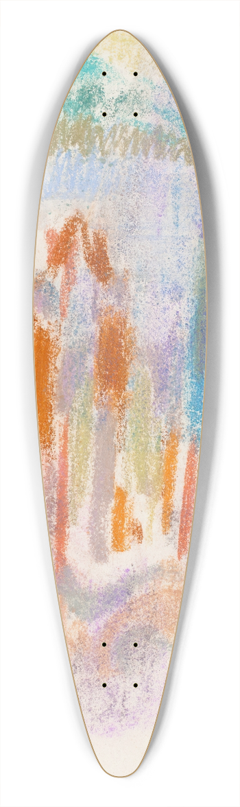 Magnus Enckell - Luonnos 39.3 inch art pintail longboard deck