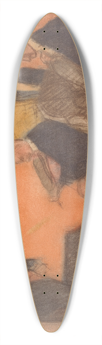Magnus Enckell - Music 39.3 inch art pintail longboard deck