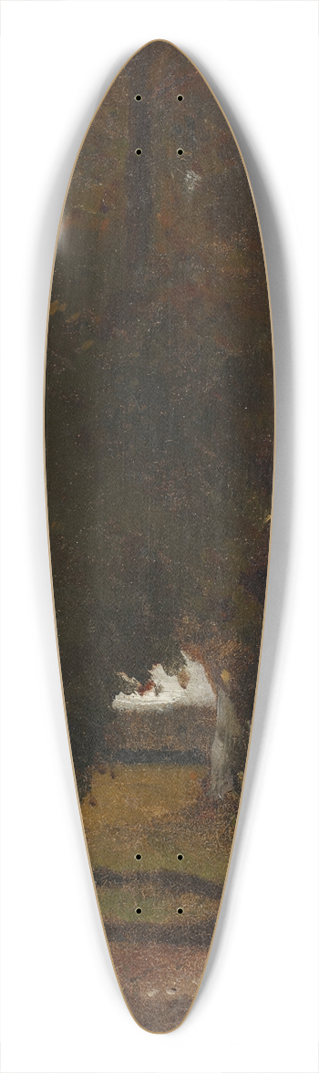 Maksymilian Gierymski - Road Among Trees 39.3 inch art pintail longboard deck