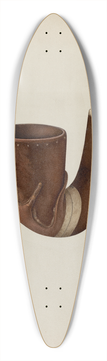 Malcolm Hackney - Pipe 39.3 inch art pintail longboard deck