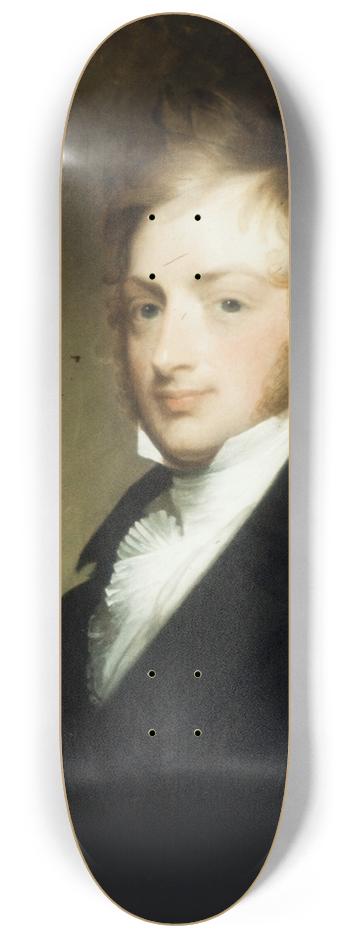 Gilbert Stuart - Portrait of Alexander Townsend 8.25 inch art skate deck
