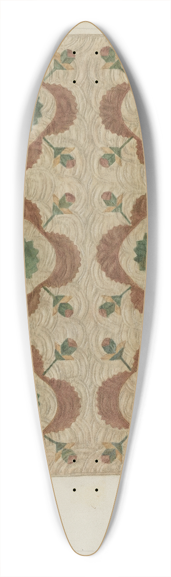 Manuel G. Runyan - Applique and Quilted Coverlet 39.3 inch art pintail longboard deck