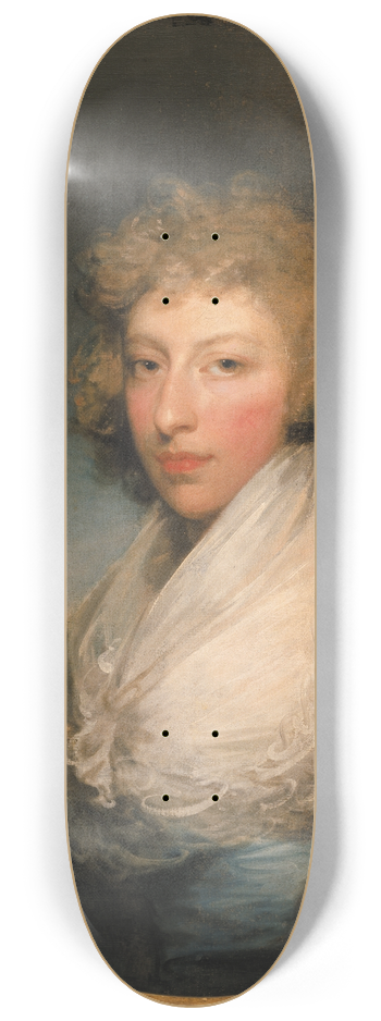 Gilbert Stuart - Portrait of Mrs. Gabriel Manigault 8.25 inch art skate deck