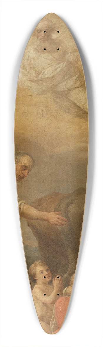 Marcello Bacciarelli - Saint Isidore  The blessing of labour 39.3 inch art pintail longboard deck