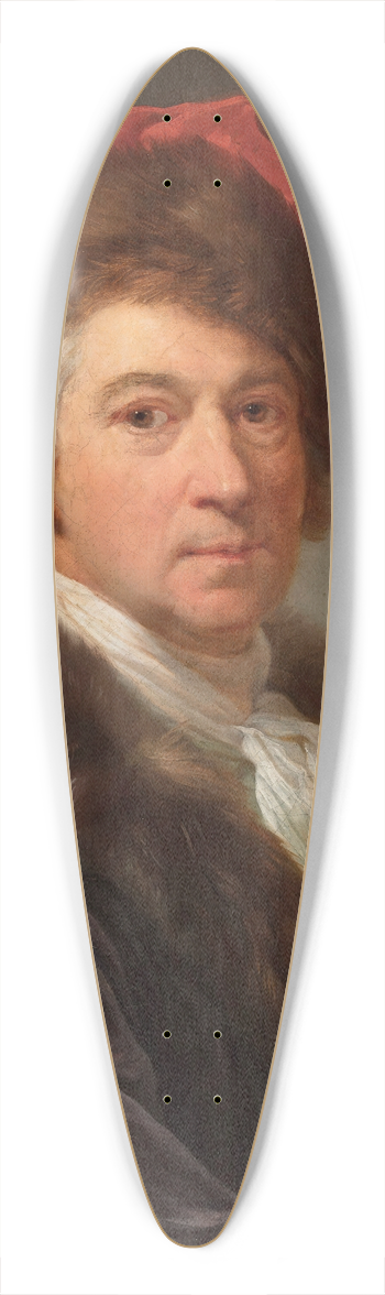 Marcello Bacciarelli - Self-portrait 39.3 inch art pintail longboard deck