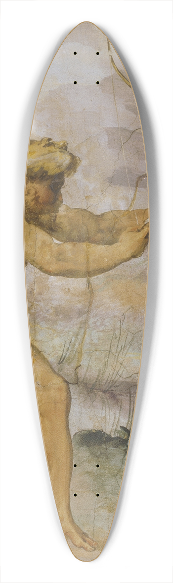Marco Marchetti - Hercules kills Nessus 39.3 inch art pintail longboard deck