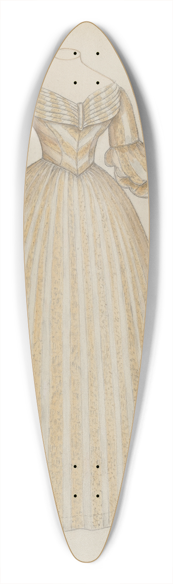 Margaret Concha - Wedding Dress 39.3 inch art pintail longboard deck