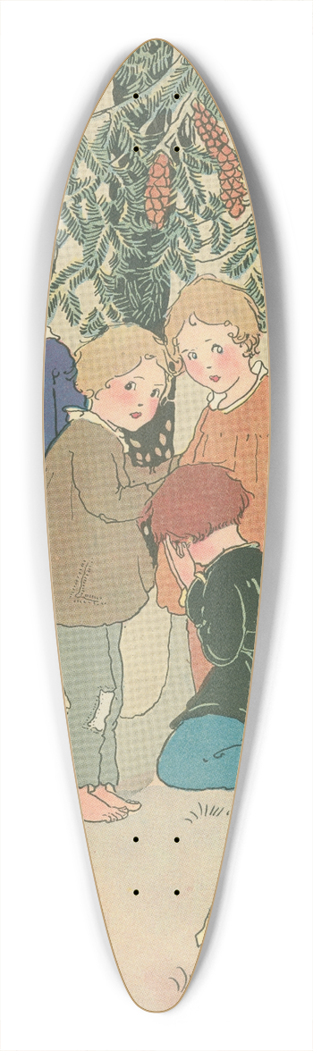 Margaret Evans Price - Dont be afraid, boys 39.3 inch art pintail longboard deck