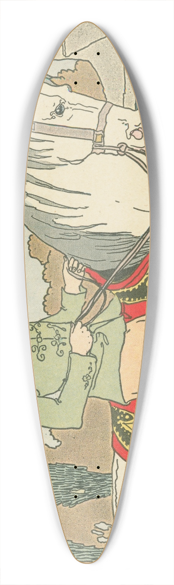 Margaret Evans Price - The dancing shoes 39.3 inch art pintail longboard deck