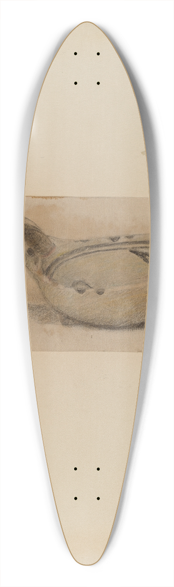 Margaret Knapp - Pottery 39.3 inch art pintail longboard deck
